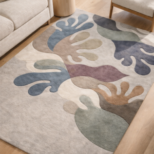 Hand Tufted Carpets Coral reef organic forms rugs