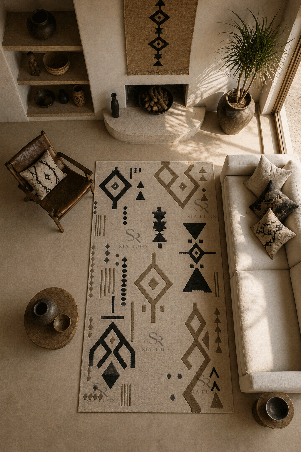 hand-tufted-tribal-pattern-wool-rug (2)