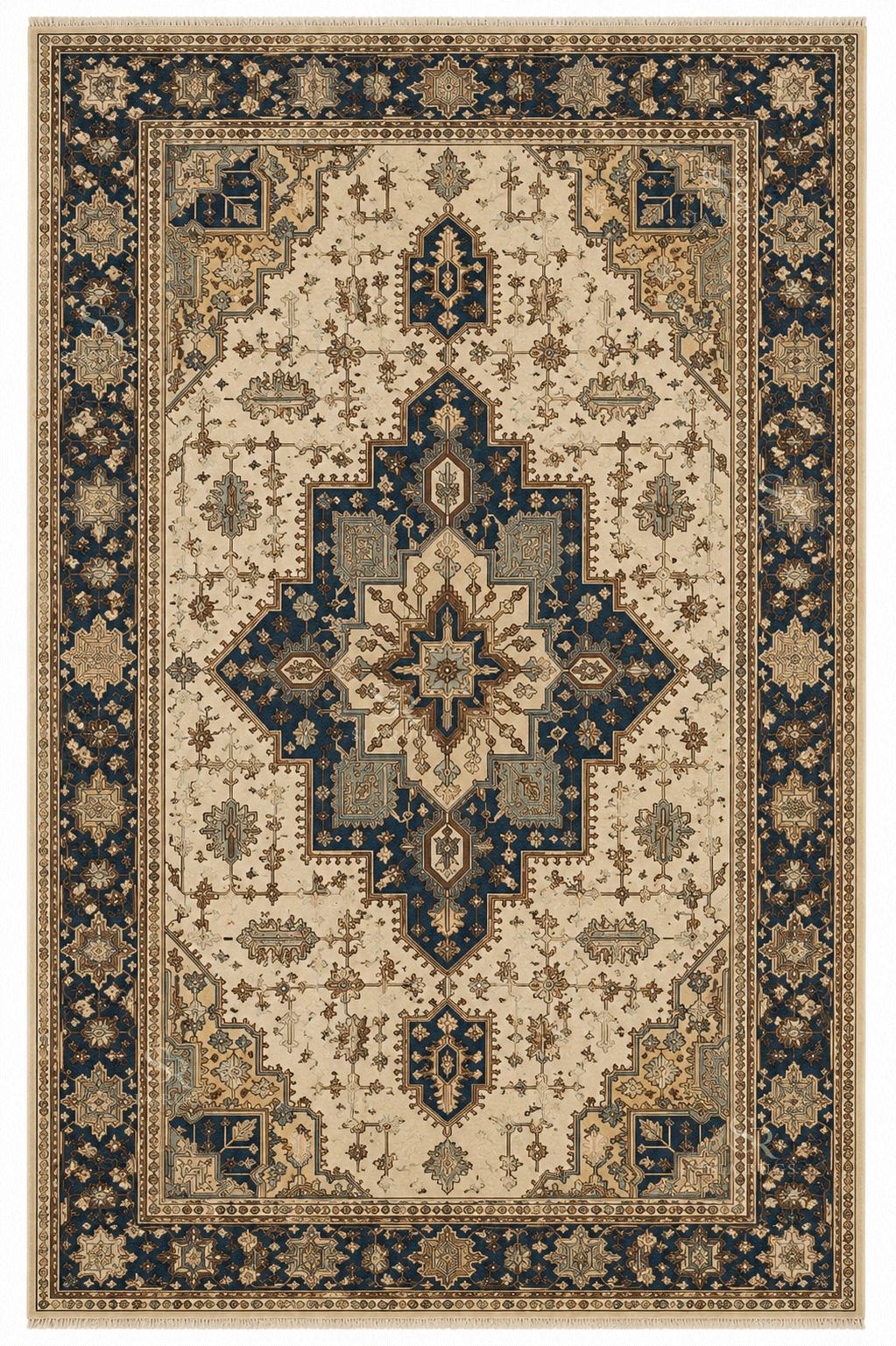 heriz-stone-mosaic-hand-knotted-persian-carpet (4)
