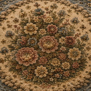 kashan-royal-bloom-round-hand-knotted-persian-carpet (2)