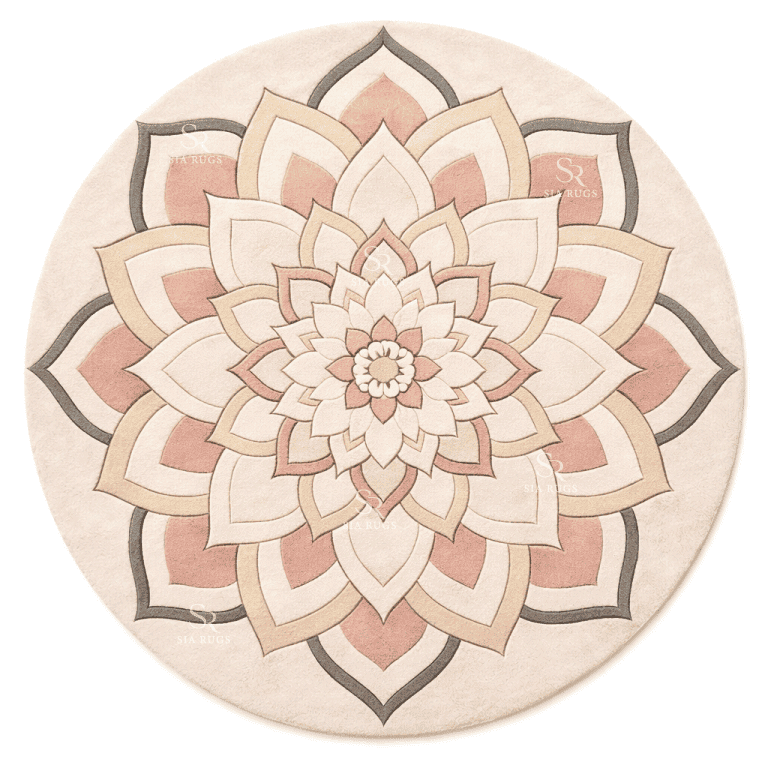 lotus-mandala-hand-tufted-round-carpet-LS01 (4)