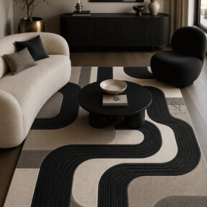 monochrome-ribbed-linear-hand-tufted-carpet (1)
