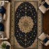 navy-blue-persian-wool-silk-rug (2)