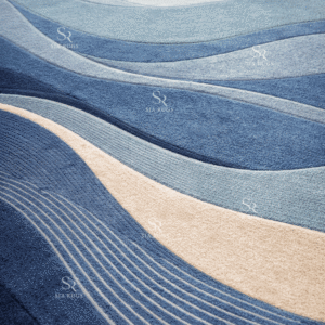 Ocean Serenity Hand Tufted Carpet - Image 5