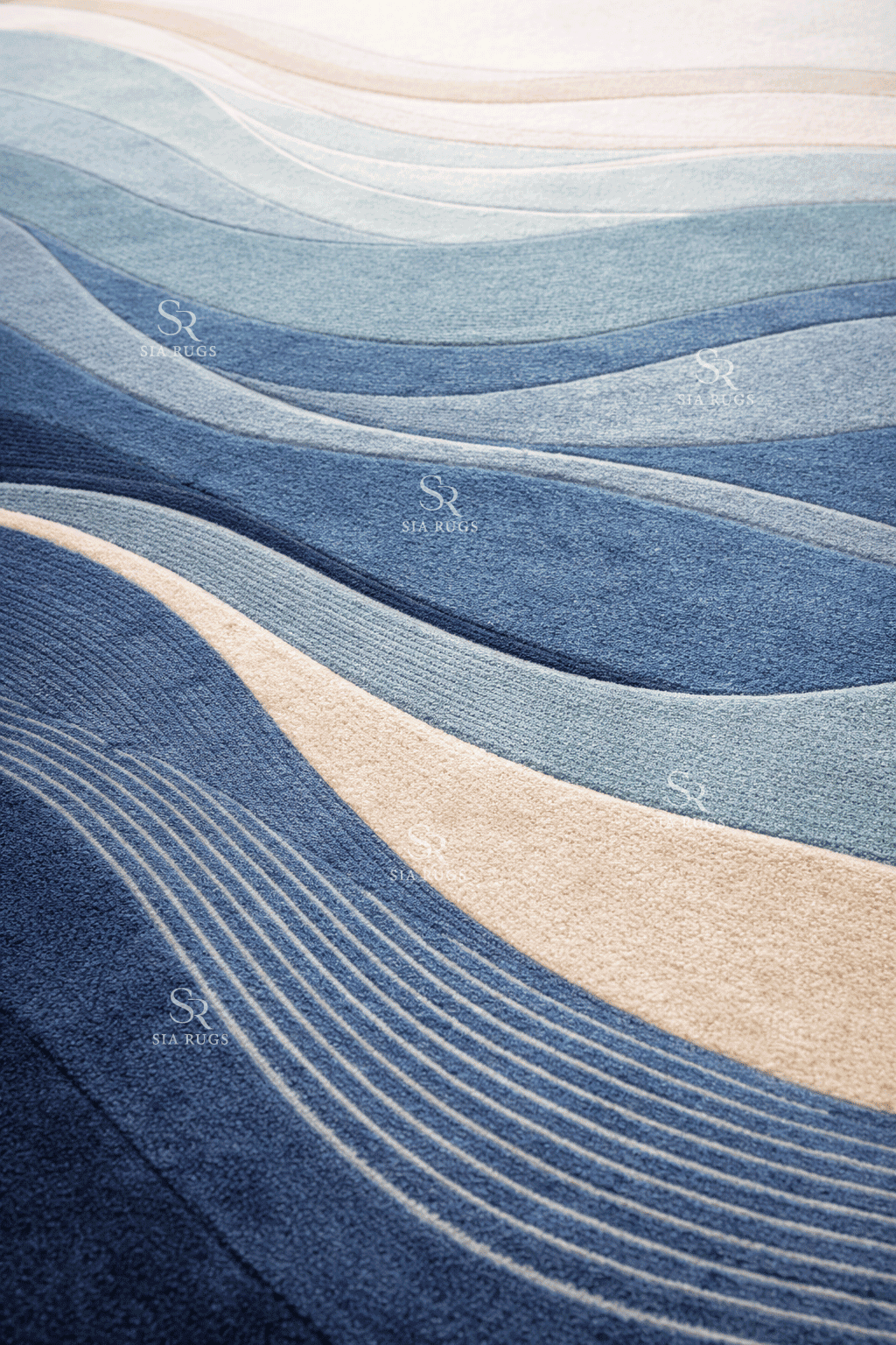 Ocean Serenity Hand Tufted Carpet - Image 5