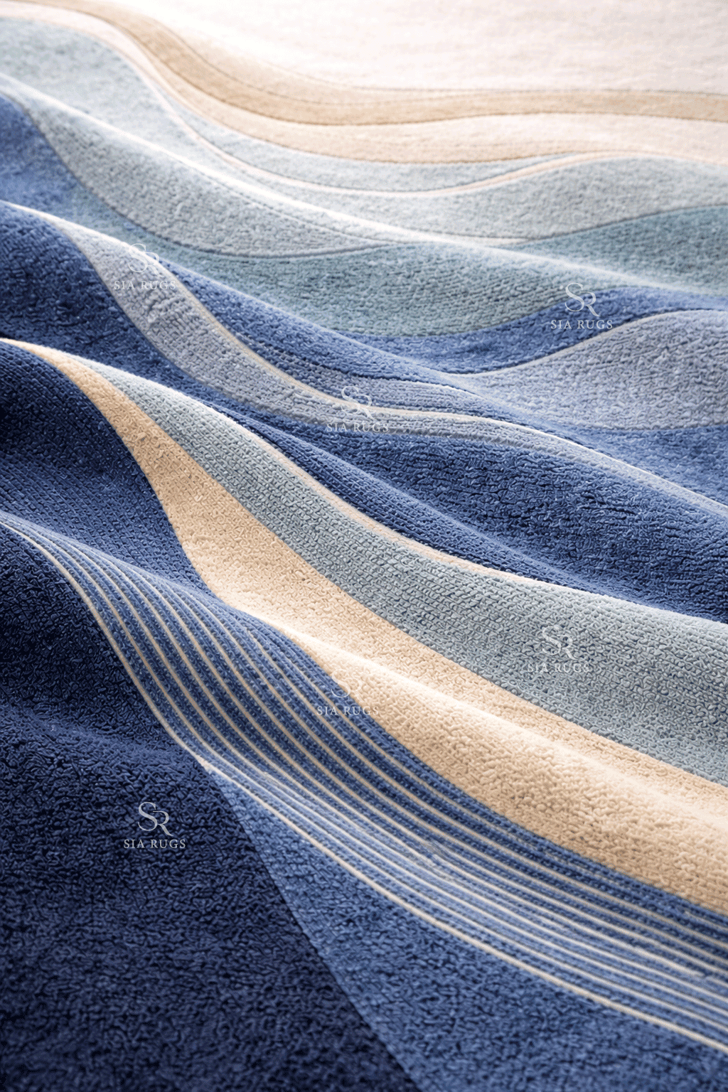 Ocean Serenity Hand Tufted Carpet - Image 4