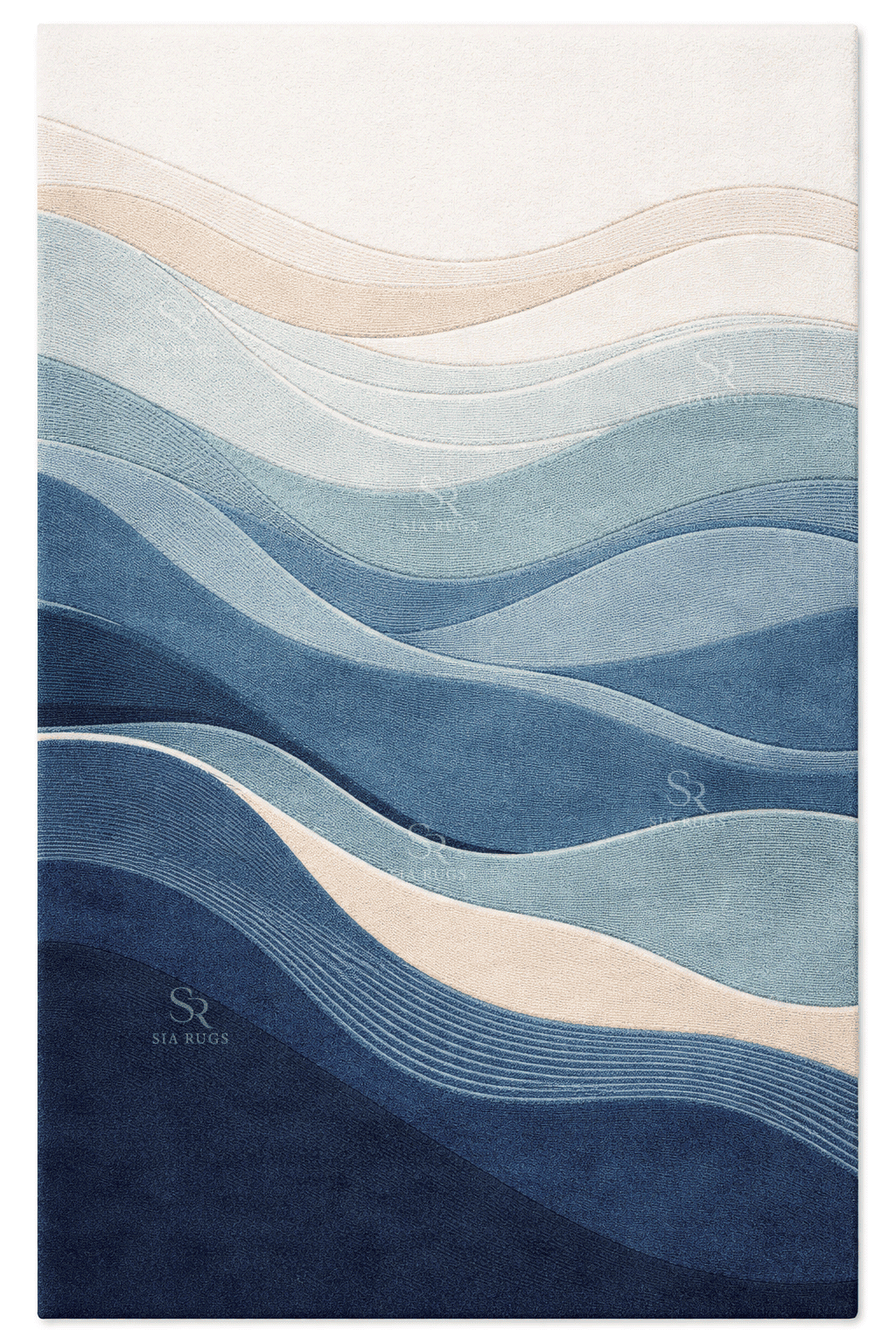 Ocean Serenity Hand Tufted Carpet - Image 3