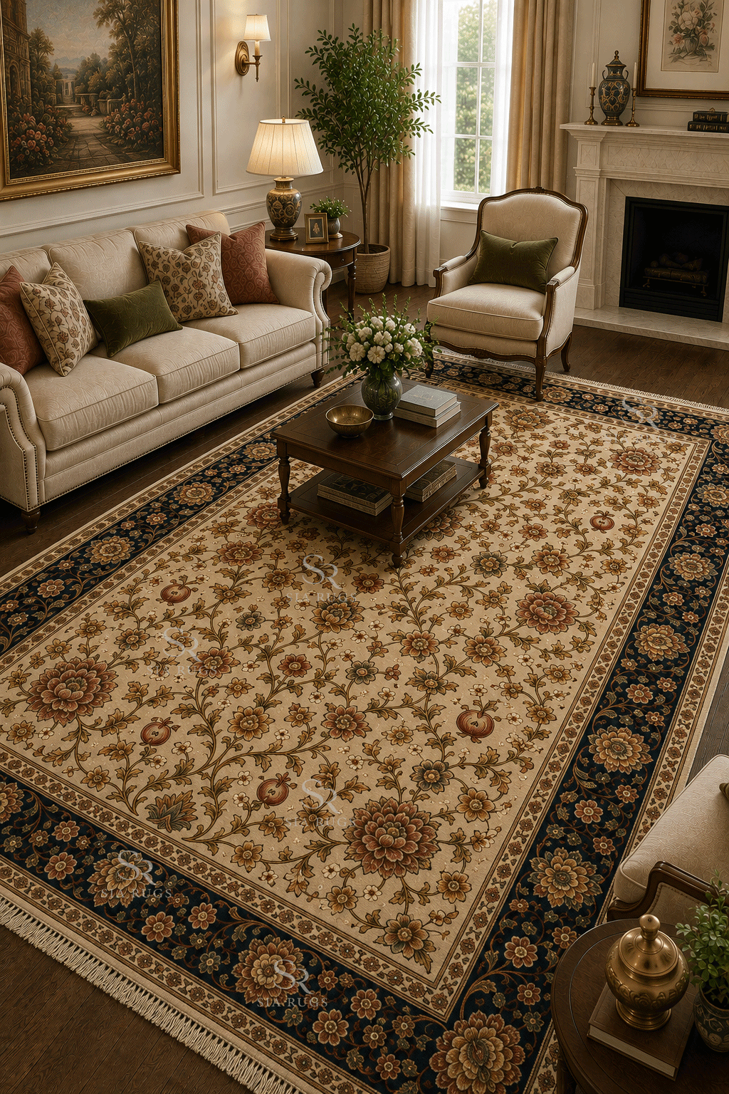 persian-floral-vine-hand-knotted-carpet (2)