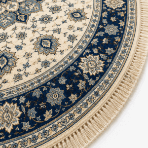 round-nain-blue-medallion-hand-knotted-carpet (5)