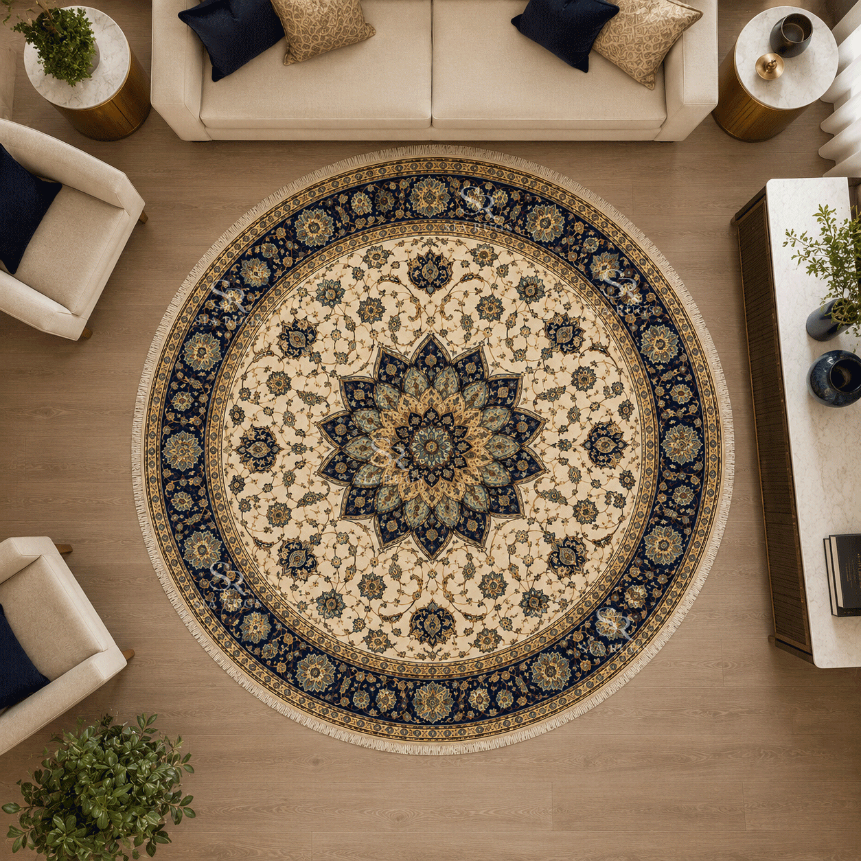 round-qum-shah-heritage-hand-knotted-carpet (1)