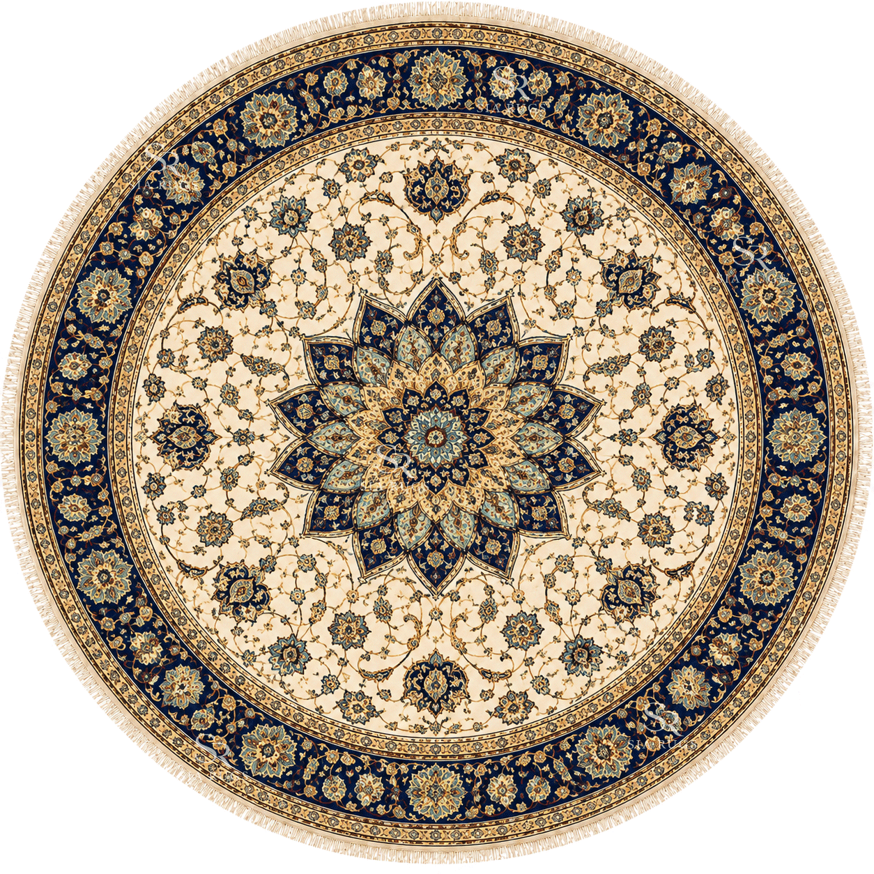 round-qum-shah-heritage-hand-knotted-carpet (3)
