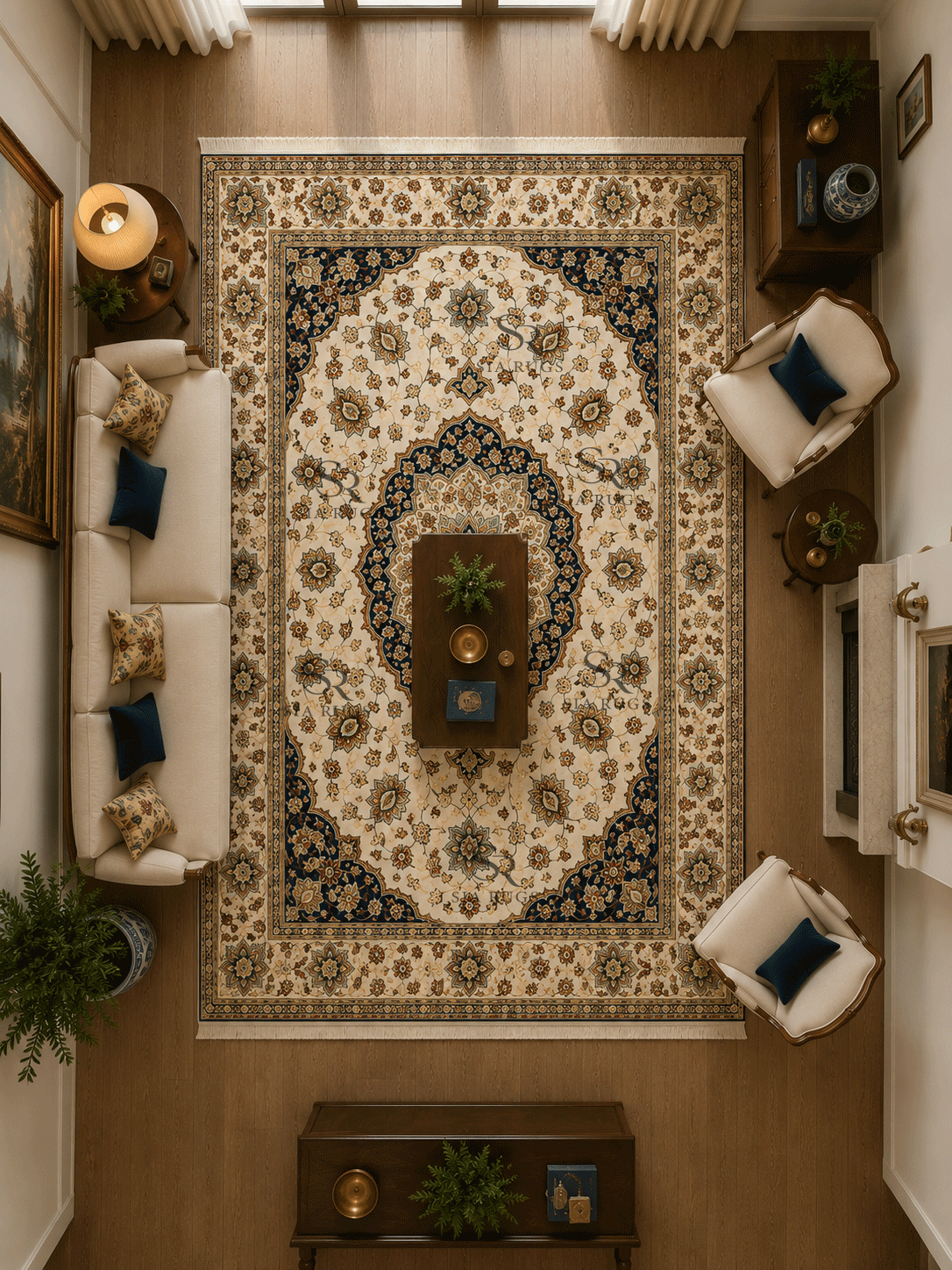 royal-sapphire-medallion-artisan-hand-knotted-rug (2)