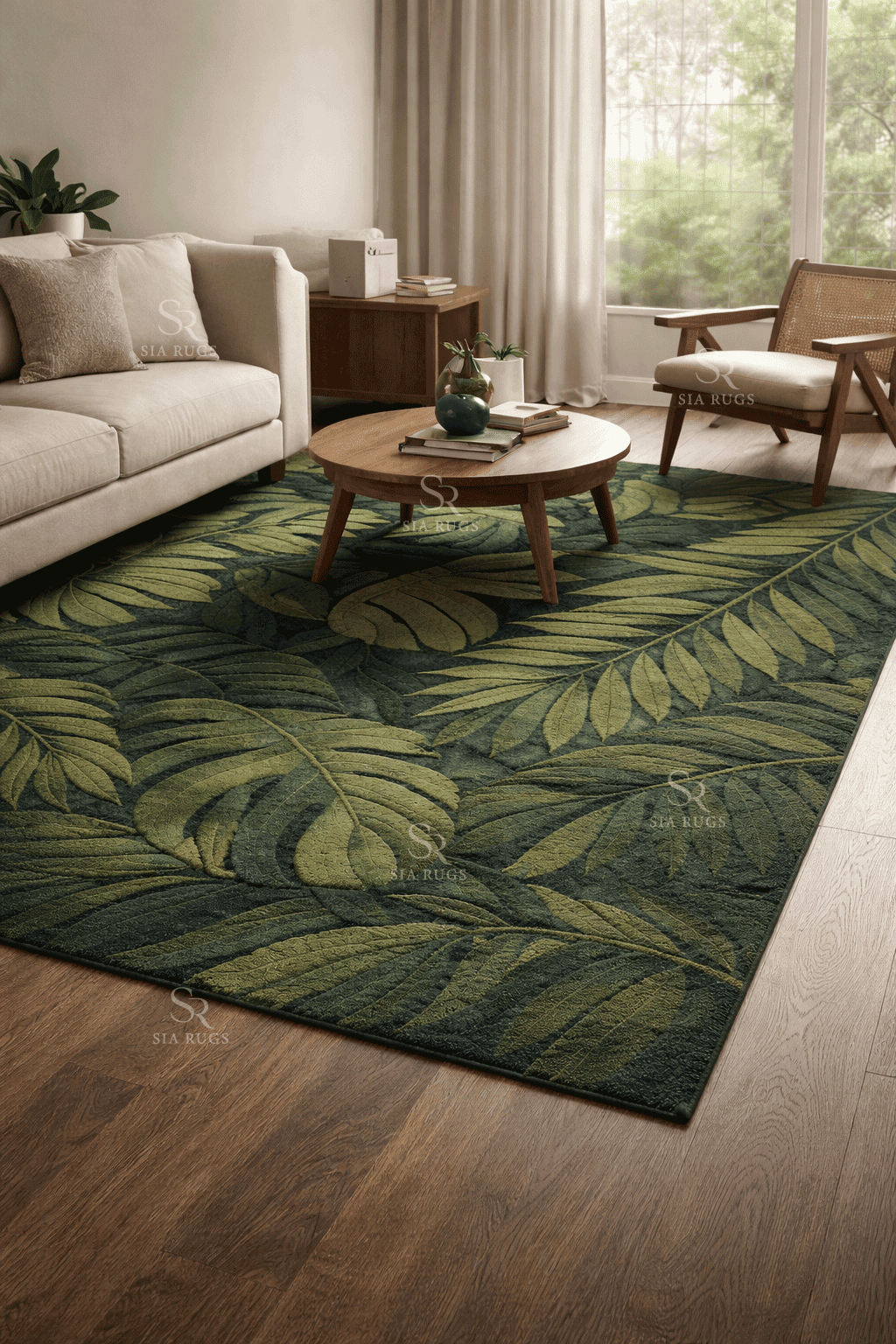 tropical-leaves-hand-tufted-carpet-TL01 (1)
