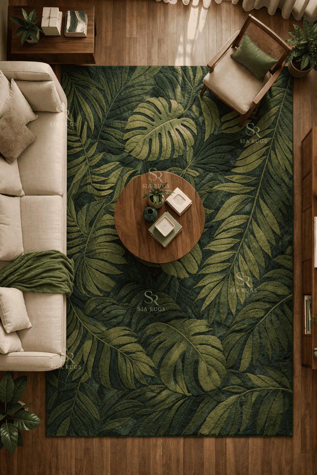 tropical-leaves-hand-tufted-carpet-TL01 (3)