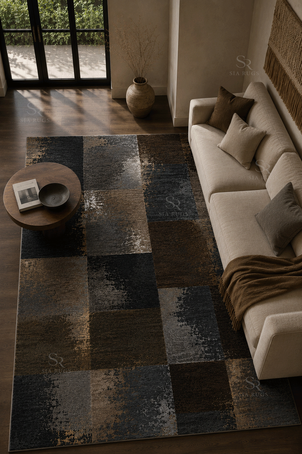 architectural-checker-luxury-hand-knotted-wool-silk-carpet (4)