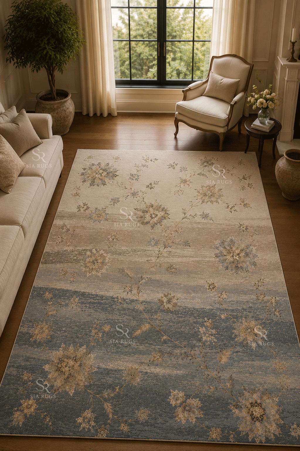 Horizon Blossom Drift Hand Knotted Carpet - Image 2