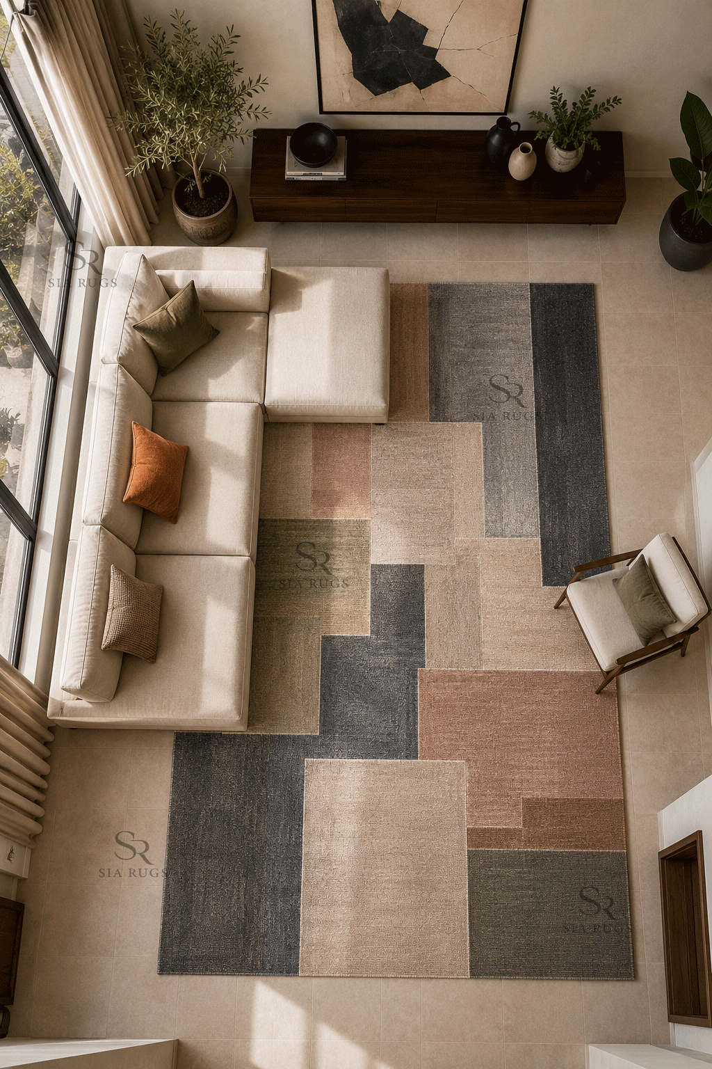 layered-contemporary-premium-hand-knotted-wool-silk-carpet (1)