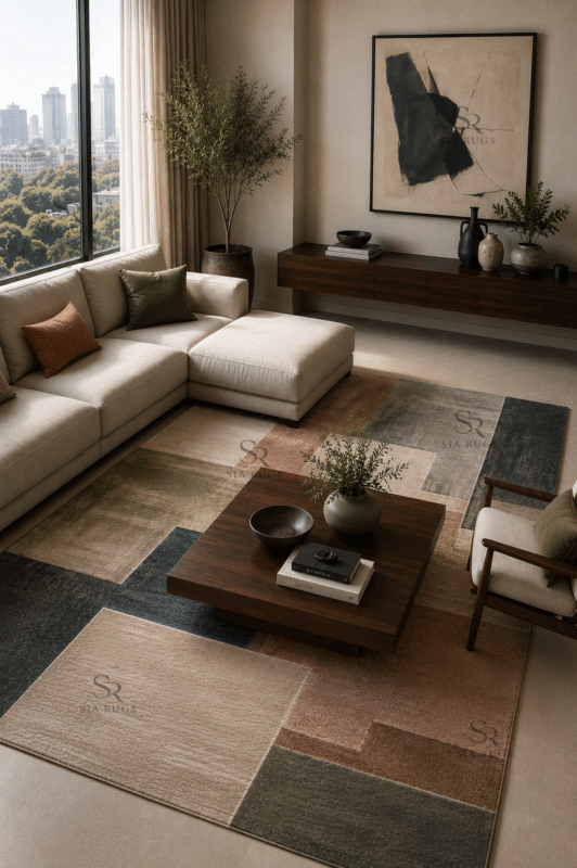 layered-contemporary-premium-hand-knotted-wool-silk-carpet (3)