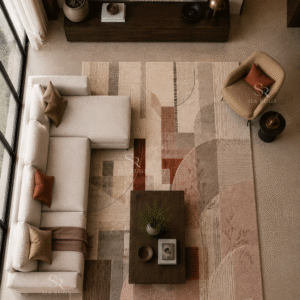 modern-linear-illusion-blush-premium-hand-knotted-wool-silk-carpet (3)