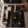 modern-linear-illusion-noir-premium-hand-knotted-wool-silk-carpet (3)
