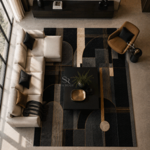 modern-linear-illusion-noir-premium-hand-knotted-wool-silk-carpet (3)