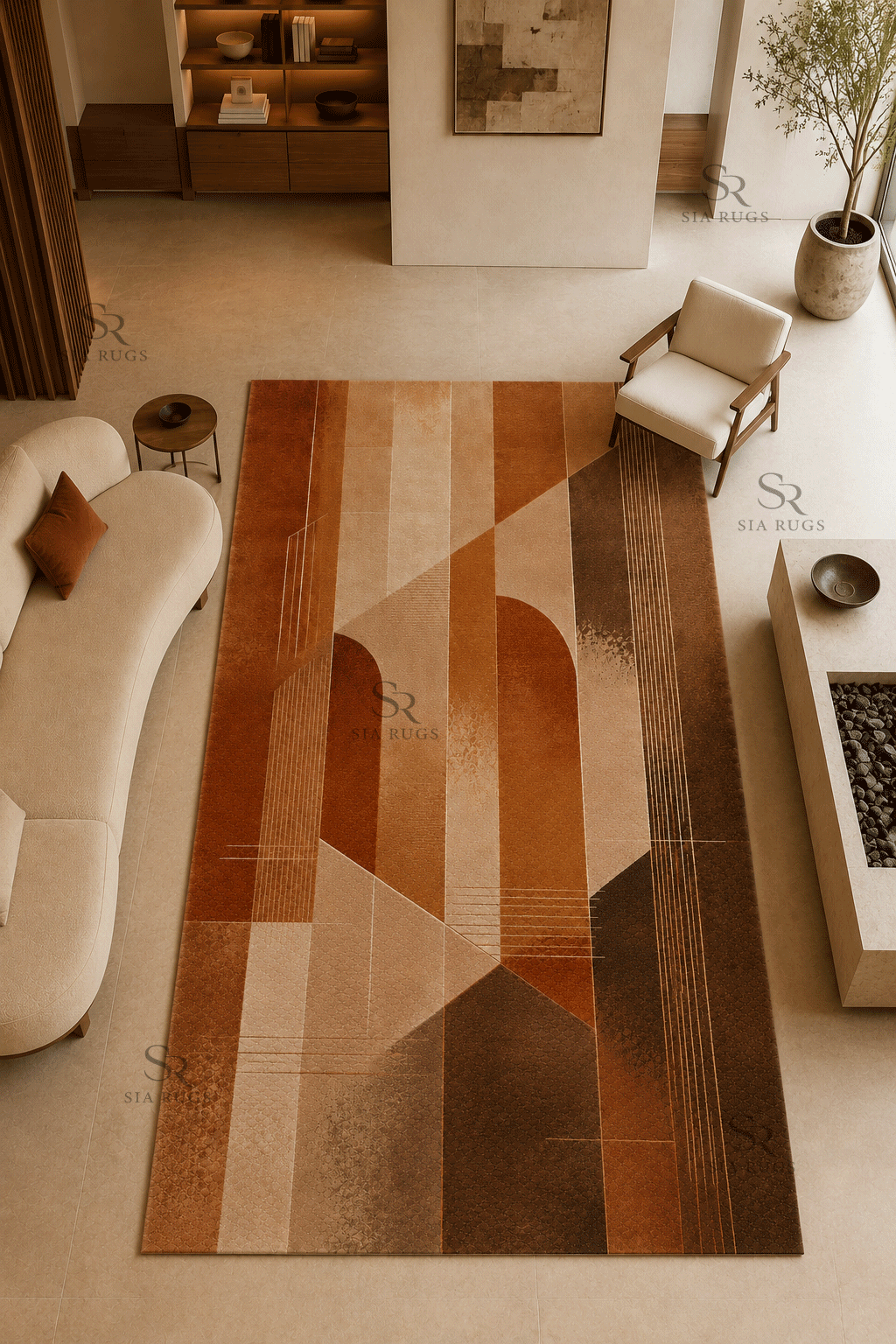 modern-linear-illusion-terracotta-hand-knotted-carpet (1)