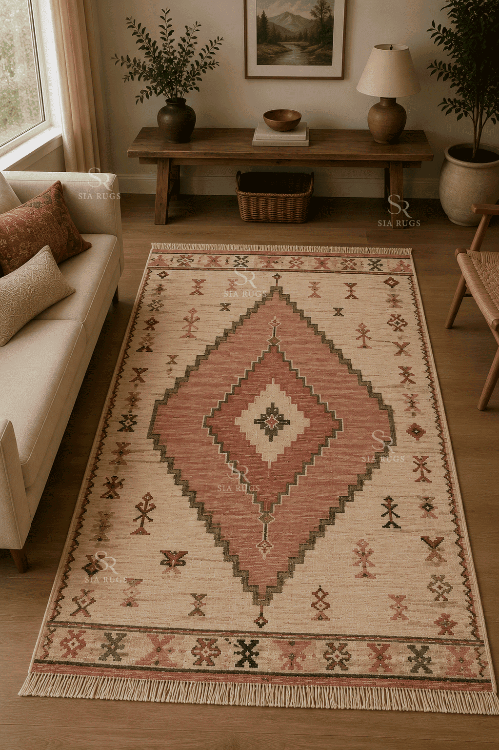 rose-heritage-medallion-handwoven-cotton-kilim (2)