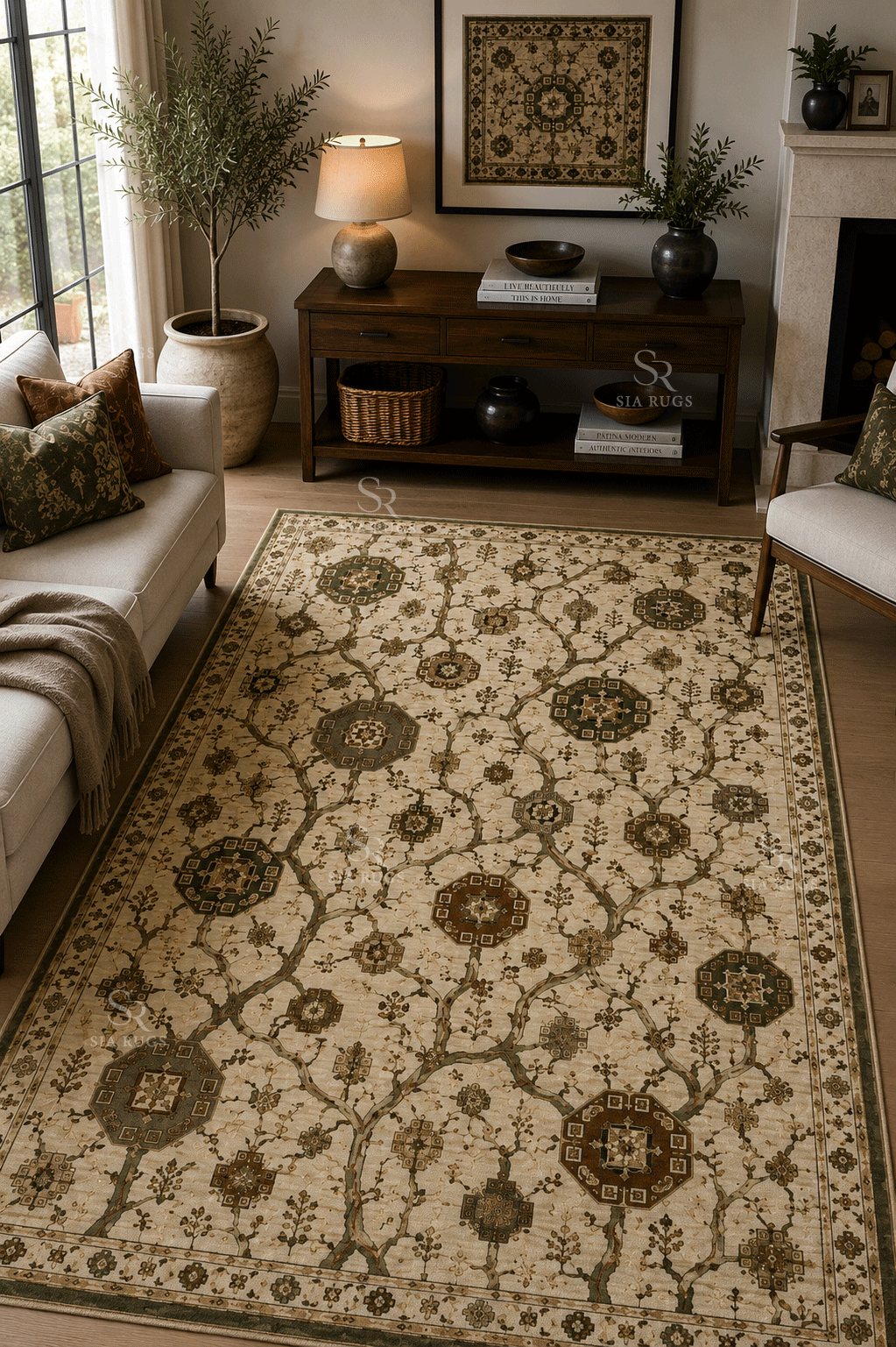tekke-tree-of-life-hand-knotted-carpet (4)
