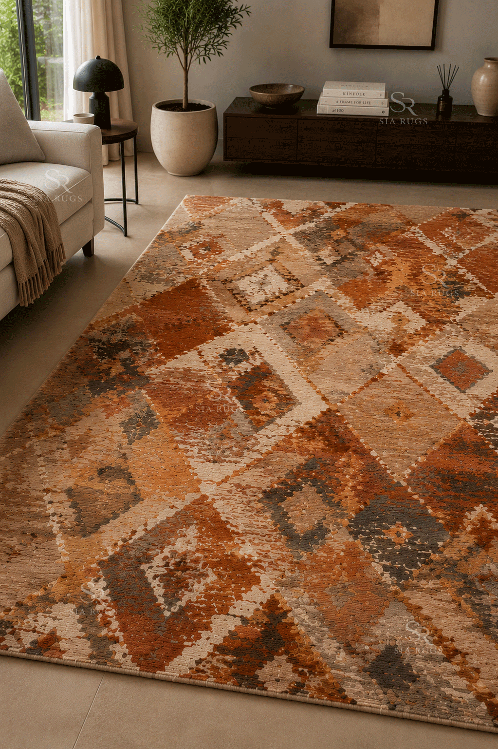 terracotta-diamond-mosaic-hand-knotted-carpet (3)