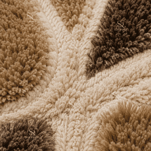 Strata Amethyst Crater Handloom Sculptural Shag Rug (4)