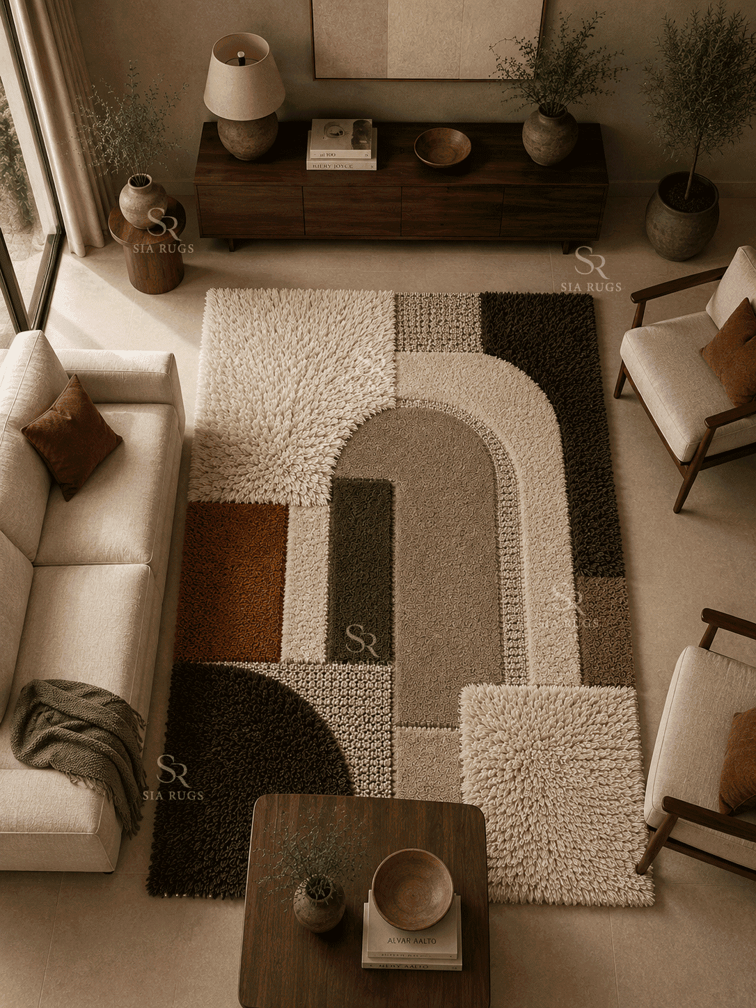 arched-haven-handmade-architectural-wool-shaggy-carpet (1)