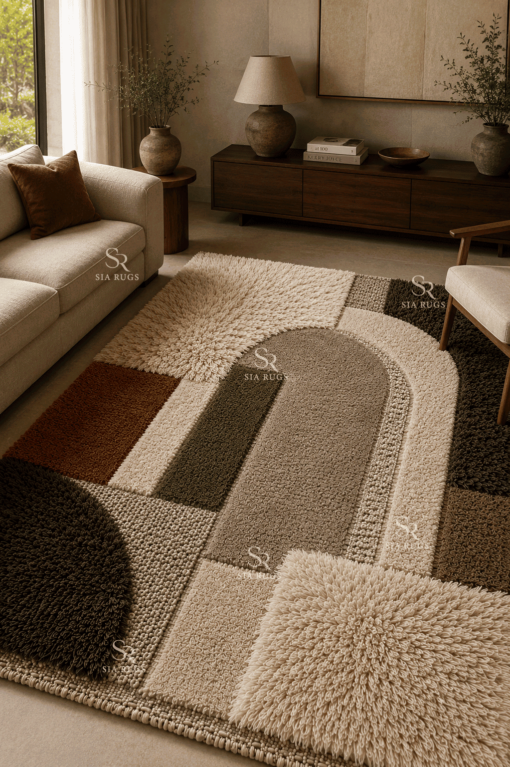 arched-haven-handmade-architectural-wool-shaggy-carpet (3)