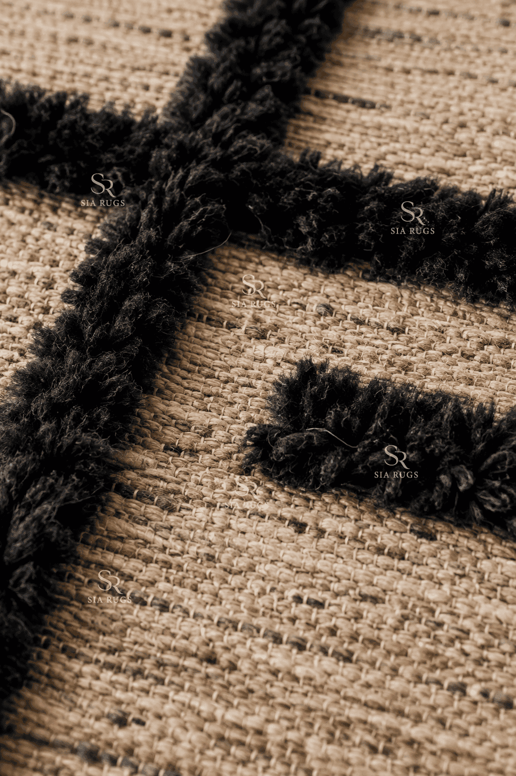 architectural-grid-black-ivory-sculptural-shag-carpet (2)