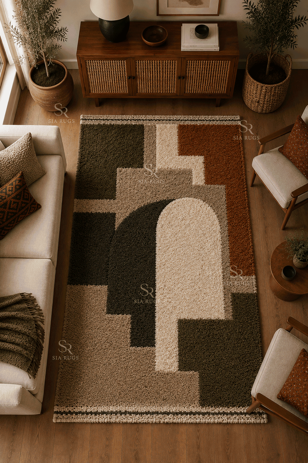 autumn-arch-handmade-geometric-wool-shaggy-carpet (4)