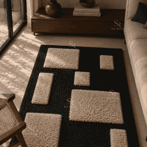 ivory-blocks-black-cream-sculptural-shag-carpet (1)