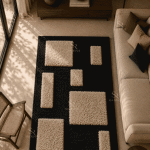 ivory-blocks-black-cream-sculptural-shag-carpet (2)
