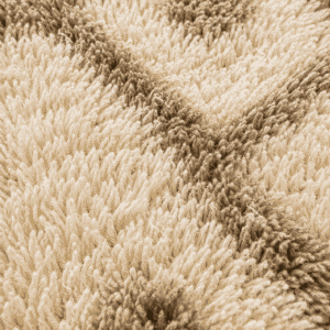 Modern Mosaic Olive Teal Rust Sculptural Shag Carpet - Image 4