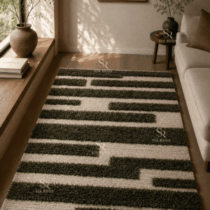 olive-rhythm-green-ivory-geometric-sculptural-shag-carpet (2)