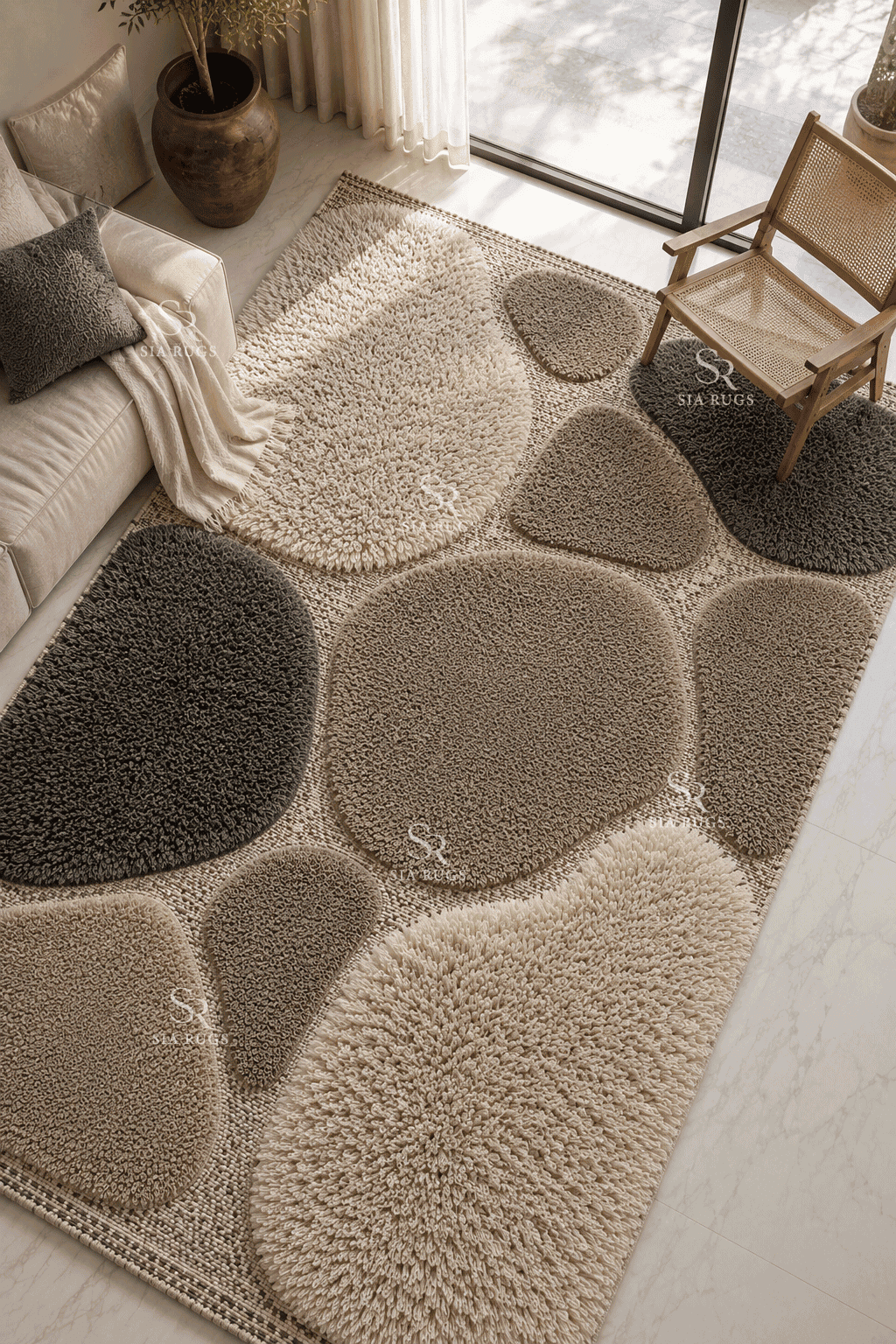 stonefield-handmade-organic-pebble-wool-shaggy-carpet (3)