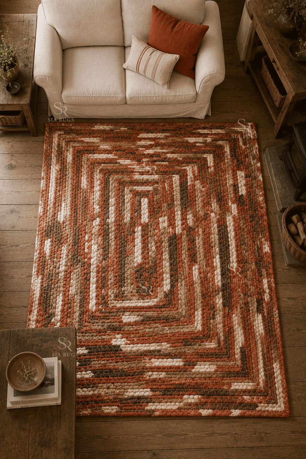 terracotta-labyrinth-second-life-handmade-braided-rag-rug (2)