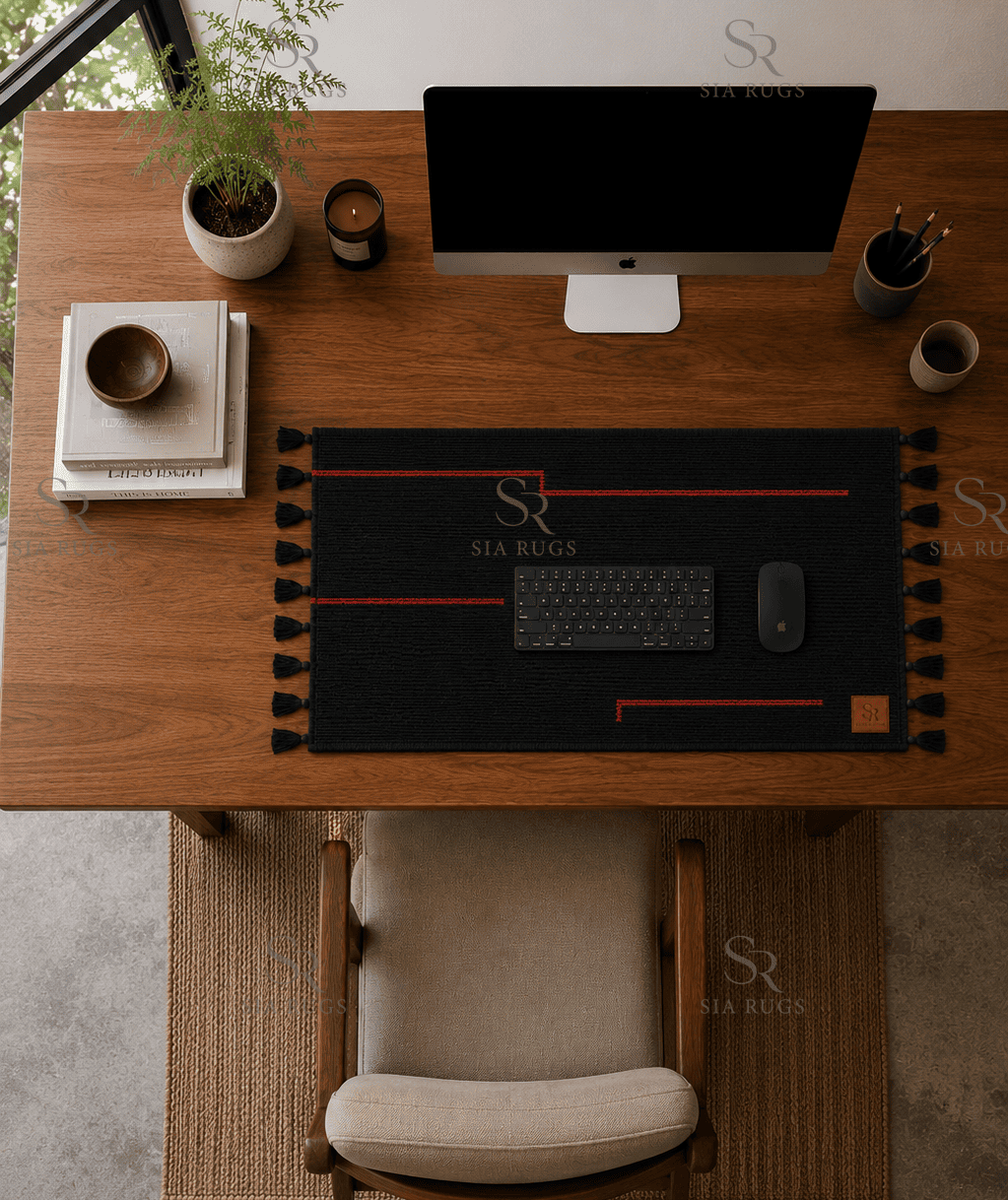 black-signal-line-handwoven-100-count-fine-lincoln-wool-desk-mat (3)