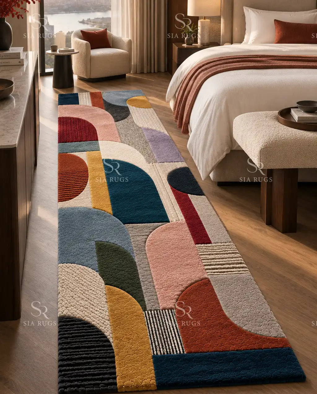 chromatic-arcade-hand-tufted-multicolor-geometric-hallway-bedroom-runner-rug (2)
