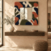 Modern Matisse Hand Tufted Mirror Frame