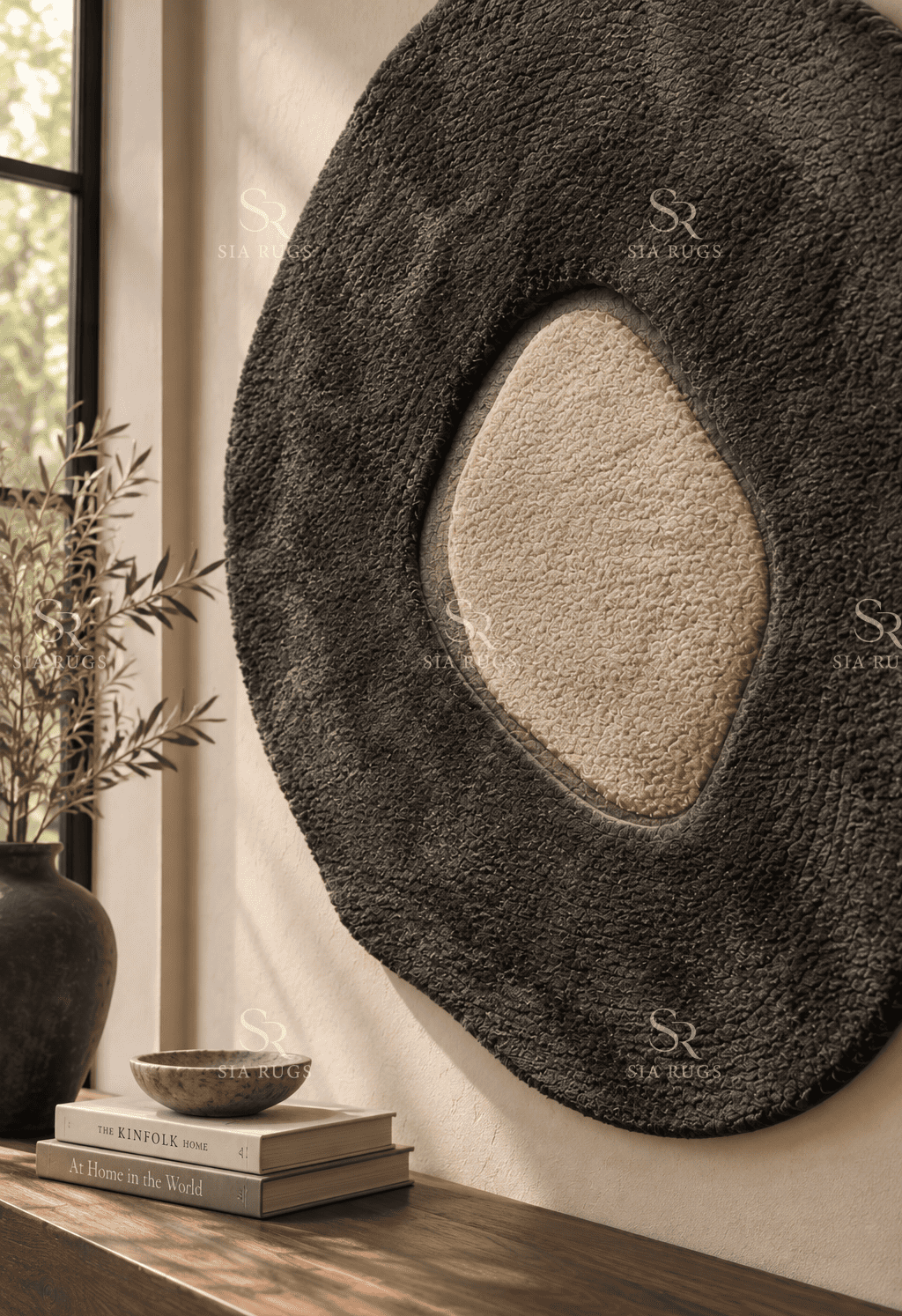 The Core Handmade Hand Tufted Sculptural Wall Art - Image 2